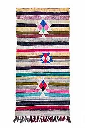 Alfombra Marroquí Bereber Boucherouite 145 x 295 cm