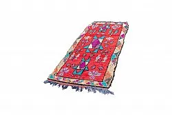 Alfombra Marroquí Bereber Boucherouite 245 x 95 cm