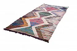 Alfombra Marroquí Bereber Boucherouite 145 x 310 cm