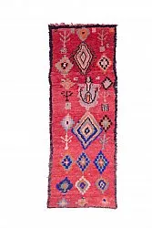 Alfombra Marroquí Bereber Boucherouite 240 x 90 cm