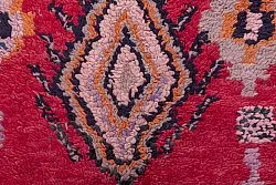 Alfombra Marroquí Bereber Boucherouite 240 x 90 cm