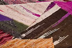 Alfombra Marroquí Bereber Boucherouite 130 x 275 cm