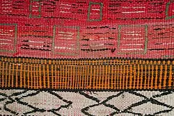 Alfombra Marroquí Bereber Boucherouite 150 x 365 cm