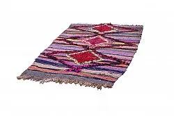 Alfombra Marroquí Bereber Boucherouite 210 x 130 cm