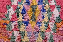 Alfombra Marroquí Bereber Boucherouite 260 x 105 cm