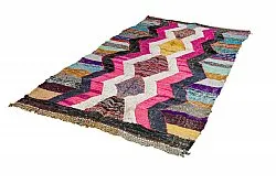 Alfombra Marroquí Bereber Boucherouite 150 x 255 cm