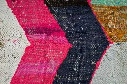 Alfombra Marroquí Bereber Boucherouite 150 x 255 cm