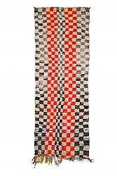 Alfombra Marroquí Bereber Boucherouite 360 x 125 cm