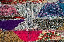 Alfombra Marroquí Bereber Boucherouite 150 x 255 cm
