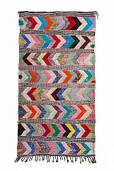 Alfombra Marroquí Bereber Boucherouite 150 x 275 cm