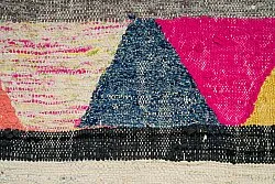 Alfombra Marroquí Bereber Boucherouite 145 x 260 cm
