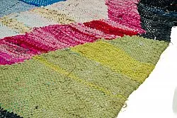Alfombra Marroquí Bereber Boucherouite 125 x 240 cm