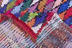 Alfombra Marroquí Bereber Boucherouite 230 x 115 cm