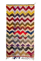 Alfombra Marroquí Bereber Boucherouite 150 x 285 cm