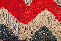 Alfombra Marroquí Bereber Boucherouite 150 x 285 cm