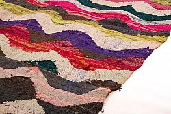 Alfombra Marroquí Bereber Boucherouite 140 x 295 cm