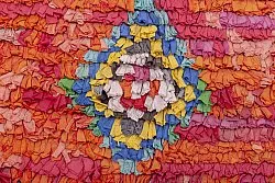 Alfombra Marroquí Bereber Boucherouite 220 x 140 cm
