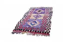 Alfombra Marroquí Bereber Boucherouite 225 x 125 cm