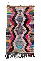 Alfombra Marroquí Bereber Boucherouite 150 x 260 cm