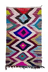 Alfombra Marroquí Bereber Boucherouite 165 x 270 cm