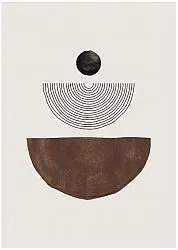 Alfombra Wilton - Rennes (beige/negro/marrón)