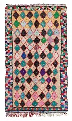 Alfombra Marroquí Bereber Boucherouite 255 x 150 cm
