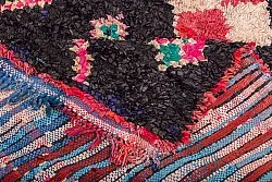 Alfombra Marroquí Bereber Boucherouite 405 x 130 cm