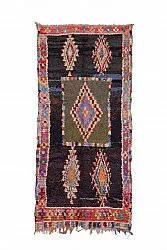Alfombra Marroquí Bereber Boucherouite 280 x 130 cm