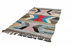 Alfombra Marroquí Bereber Boucherouite 140 x 255 cm