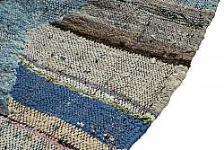 Alfombra Marroquí Bereber Boucherouite 140 x 255 cm