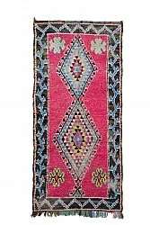 Alfombra Marroquí Bereber Boucherouite 275 x 130 cm