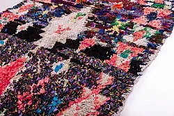 Alfombra Marroquí Bereber Boucherouite 205 x 105 cm