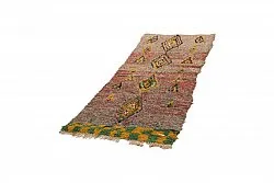 Alfombra Marroquí Bereber Boucherouite 230 x 80 cm