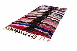 Alfombra Marroquí Bereber Boucherouite 145 x 275 cm