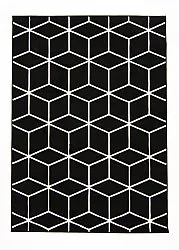Alfombra Wilton - Florence Square (negro)