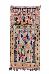 Alfombra Marroquí Bereber Boucherouite 255 x 115 cm