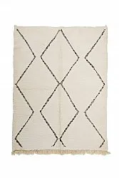 Alfombra Kilim Marroquí Bereber Beni Ourain 260 x 165 cm