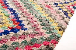 Alfombra Marroquí Bereber Boucherouite 145 x 365 cm
