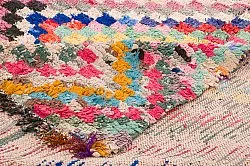 Alfombra Marroquí Bereber Boucherouite 145 x 365 cm