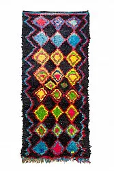 Alfombra Marroquí Bereber Boucherouite 120 x 285 cm