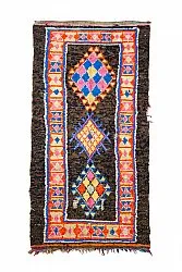 Alfombra Marroquí Bereber Boucherouite 160 x 310 cm