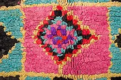 Alfombra Marroquí Bereber Boucherouite 135 x 315 cm