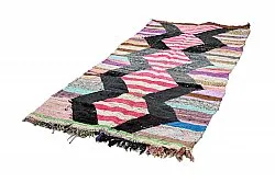 Alfombra Marroquí Bereber Boucherouite 130 x 265 cm