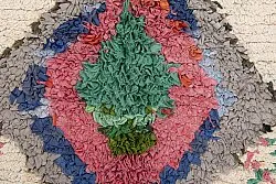 Alfombra Marroquí Bereber Boucherouite 240 x 110 cm
