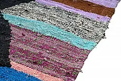 Alfombra Marroquí Bereber Boucherouite 130 x 265 cm