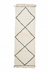 Alfombra Kilim Marroquí Bereber Beni Ourain-matta 285 x 95 cm