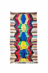 Alfombra Marroquí Bereber Boucherouite 150 x 275 cm