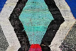 Alfombra Marroquí Bereber Boucherouite 140 x 290 cm