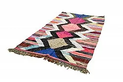 Alfombra Marroquí Bereber Boucherouite 140 x 245 cm