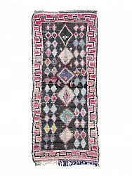 Alfombra Marroquí Bereber Boucherouite 310 x 130 cm